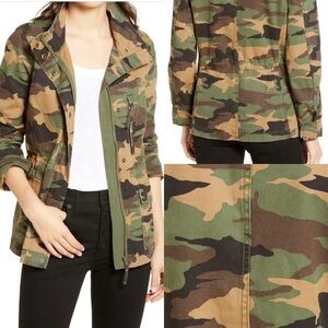 Madewell Dispatch Camo Jacket In Camoflage Faded Birch Zip Front XS